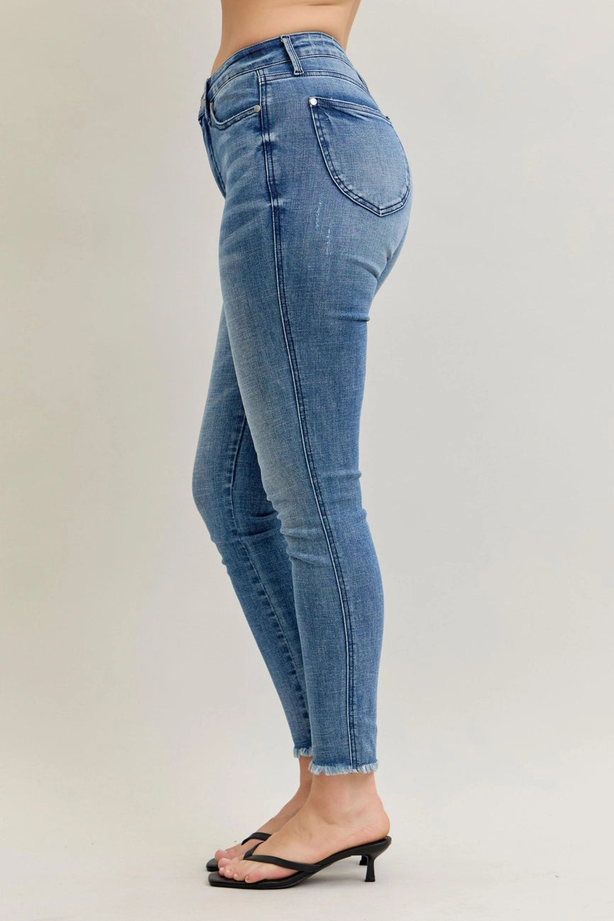 Judy Blue High Waist Tummy Control Shield Back Pockets