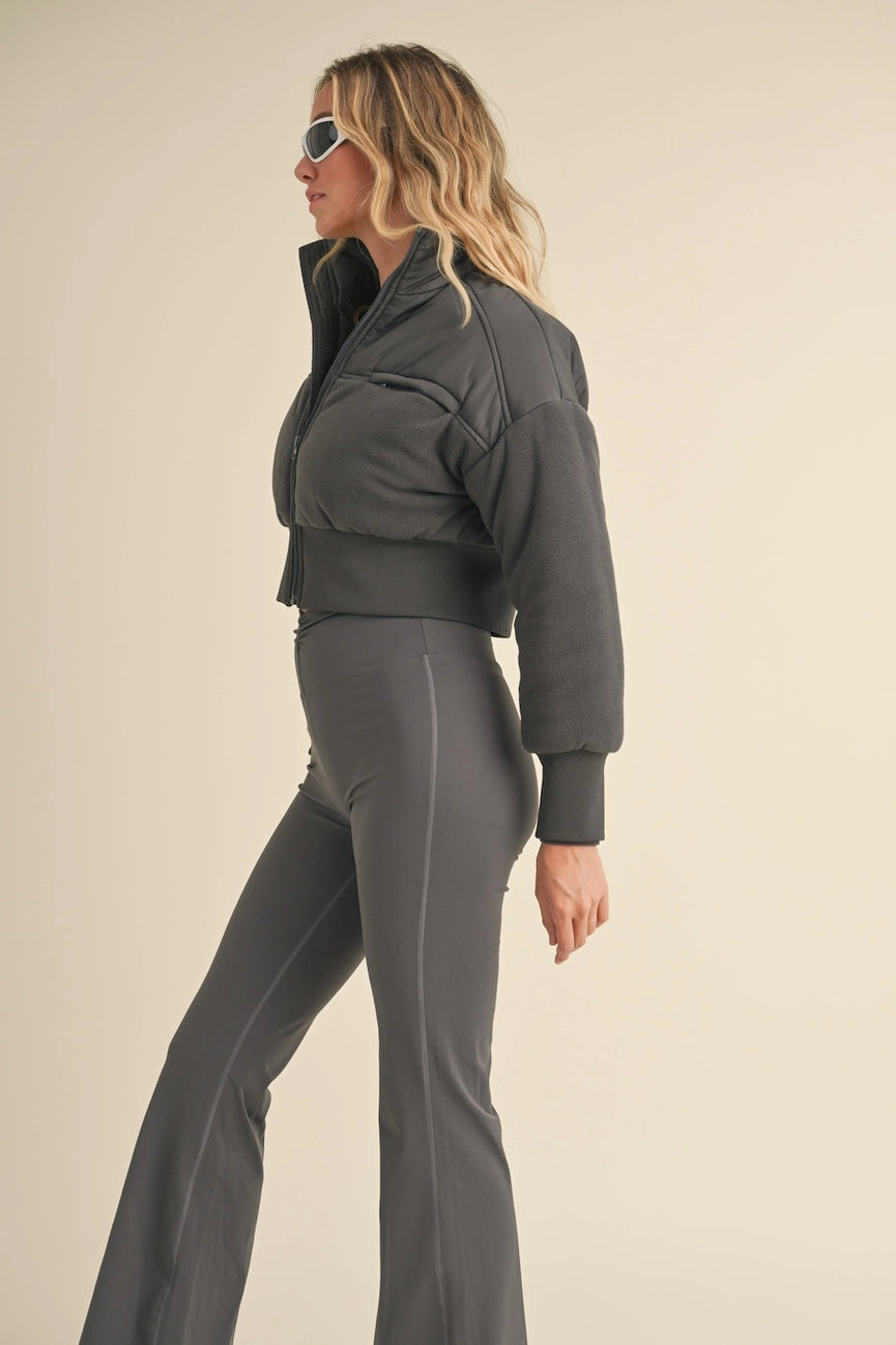 Fleece Crop Jacket