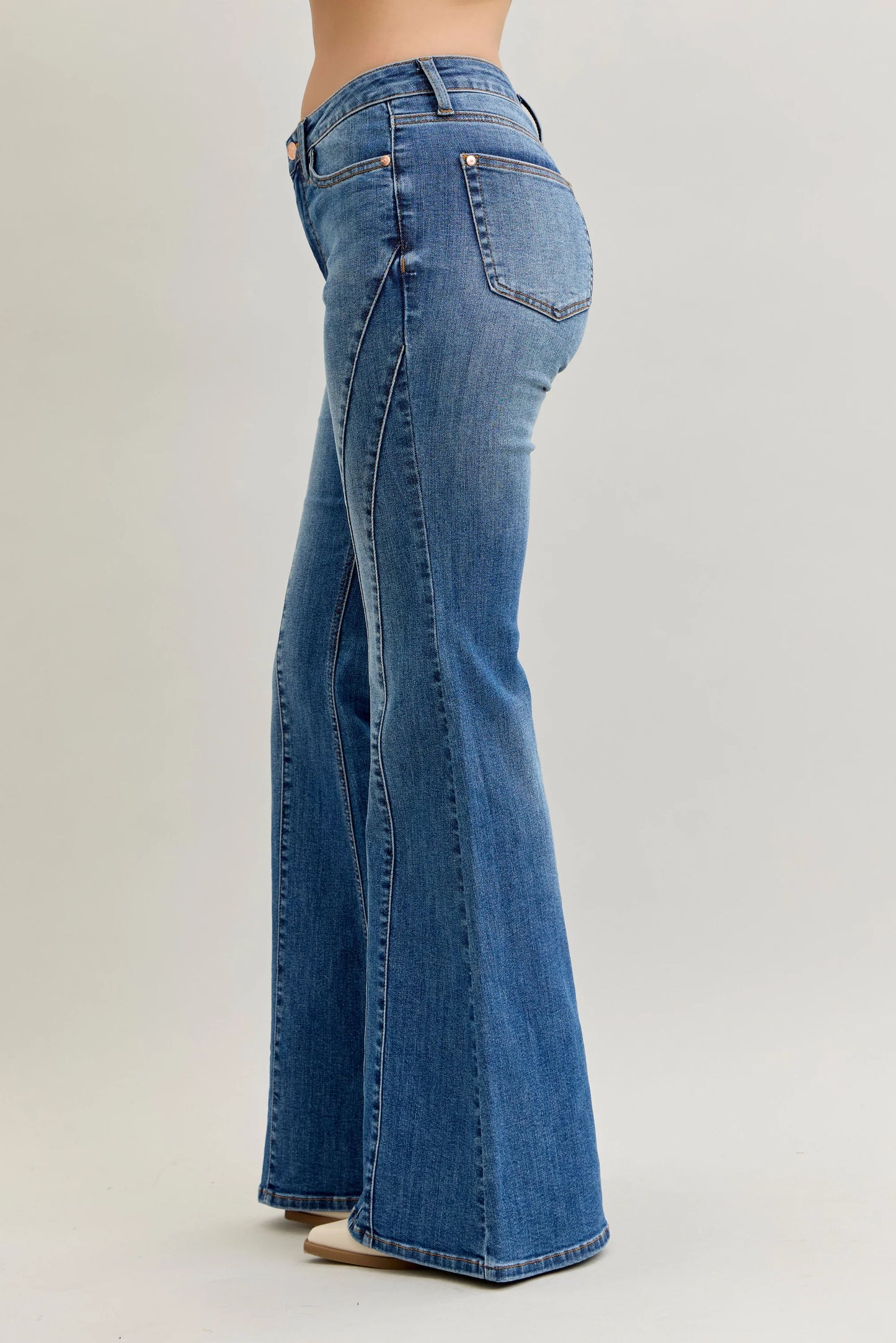 Mr Jaqueline New Flare Double Angular Seam