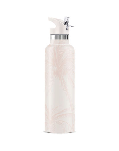 La Palmera – Golden Palm Tree Insulated Water Bottle | 25oz