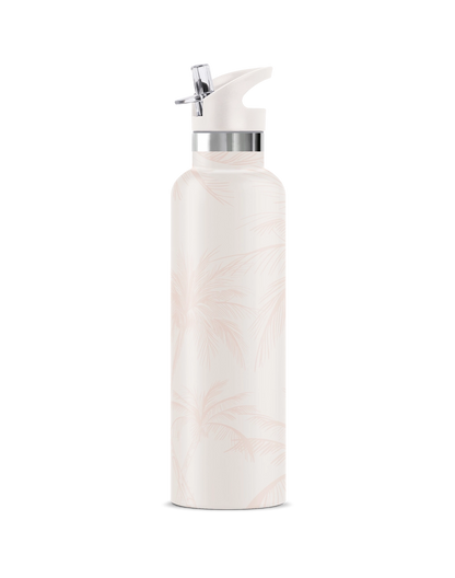 La Palmera – Golden Palm Tree Insulated Water Bottle | 25oz