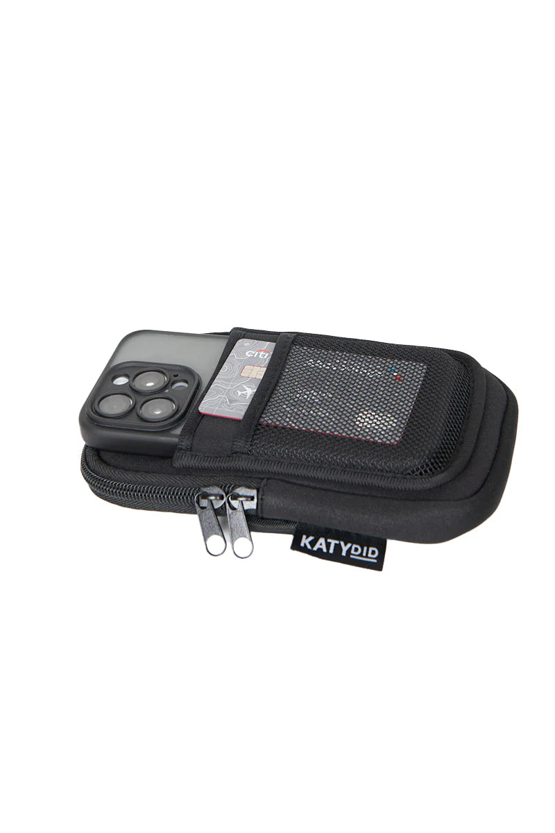 Black Tumbler Phone Pouch