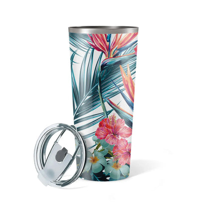 Hibiscus Paradise Flower 22oz Insulated Tumbler