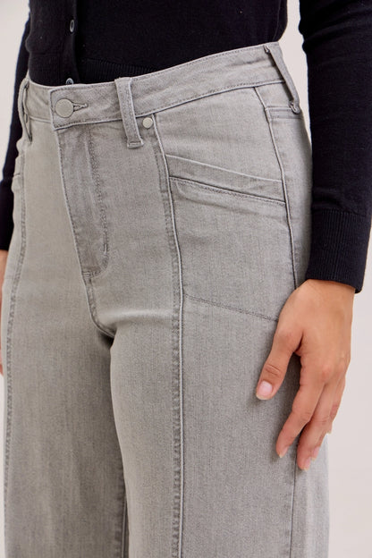 Judy Blue Gray High waist Retro Wide
