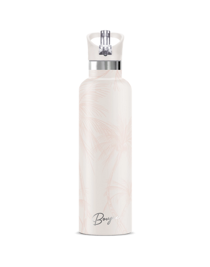 La Palmera – Golden Palm Tree Insulated Water Bottle | 25oz